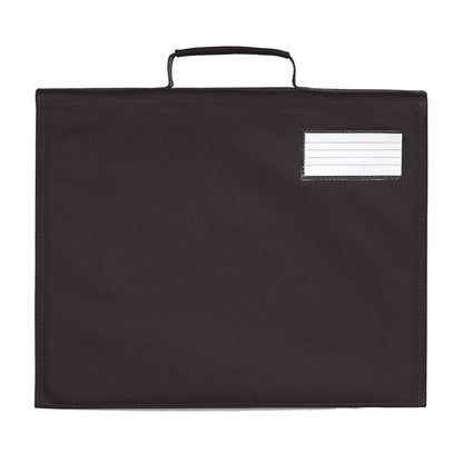 Black - Back - Quadra Classic Book Bag