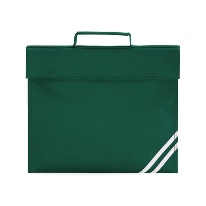 Bottle Green - Front - Quadra Classic Book Bag