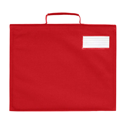 Classic Red - Back - Quadra Classic Book Bag