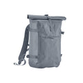Blue Grey - Front - Quadra Roll Top Waterproof Backpack