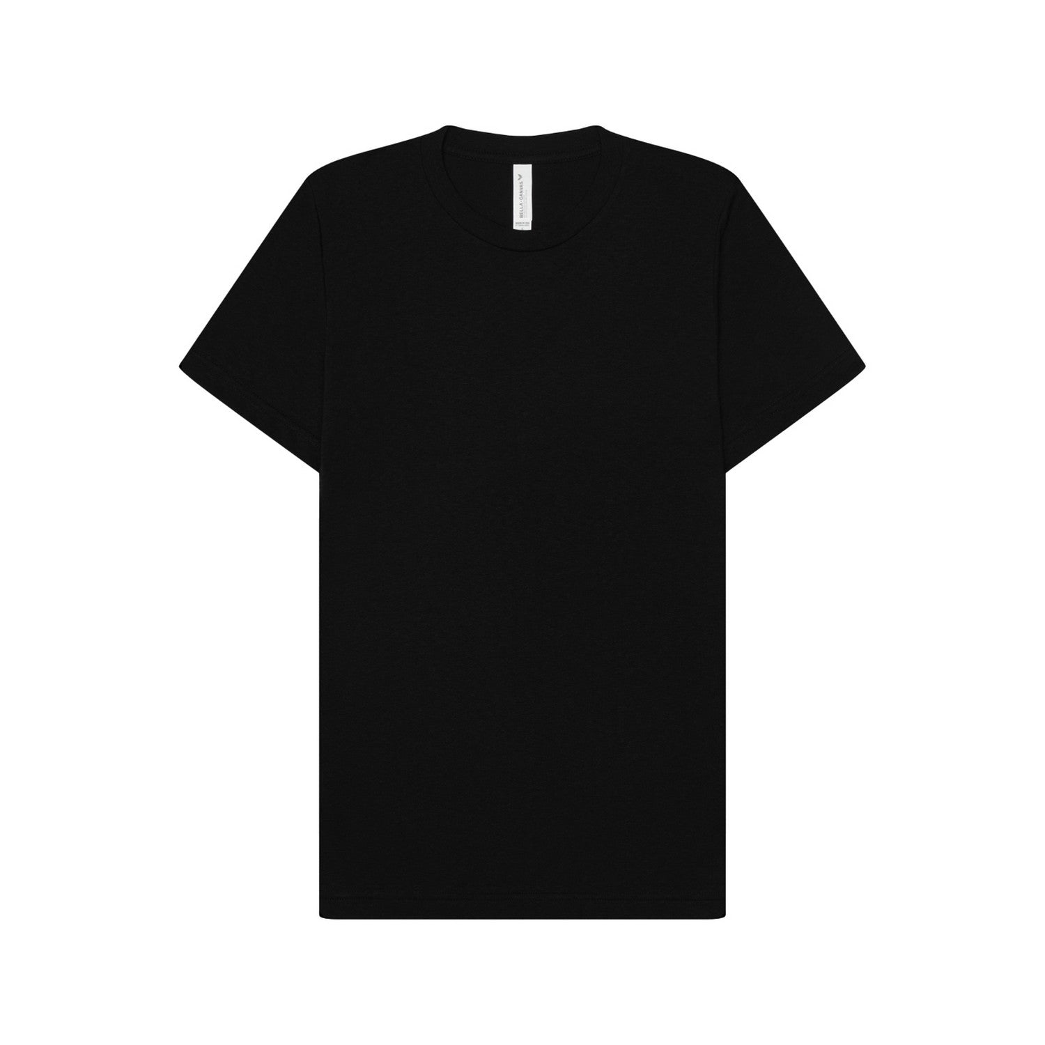 Black - Front - Bella + Canvas Unisex Adult Ecomax T-Shirt