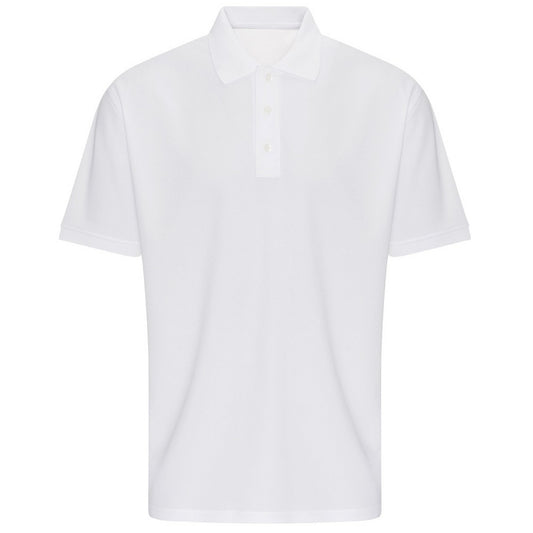 White - Front - PRO RTX Mens Pro Moisture Wicking Polo Shirt