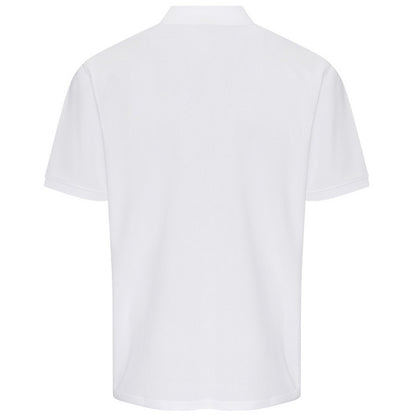 White - Back - PRO RTX Mens Pro Moisture Wicking Polo Shirt