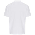 White - Back - PRO RTX Mens Pro Moisture Wicking Polo Shirt