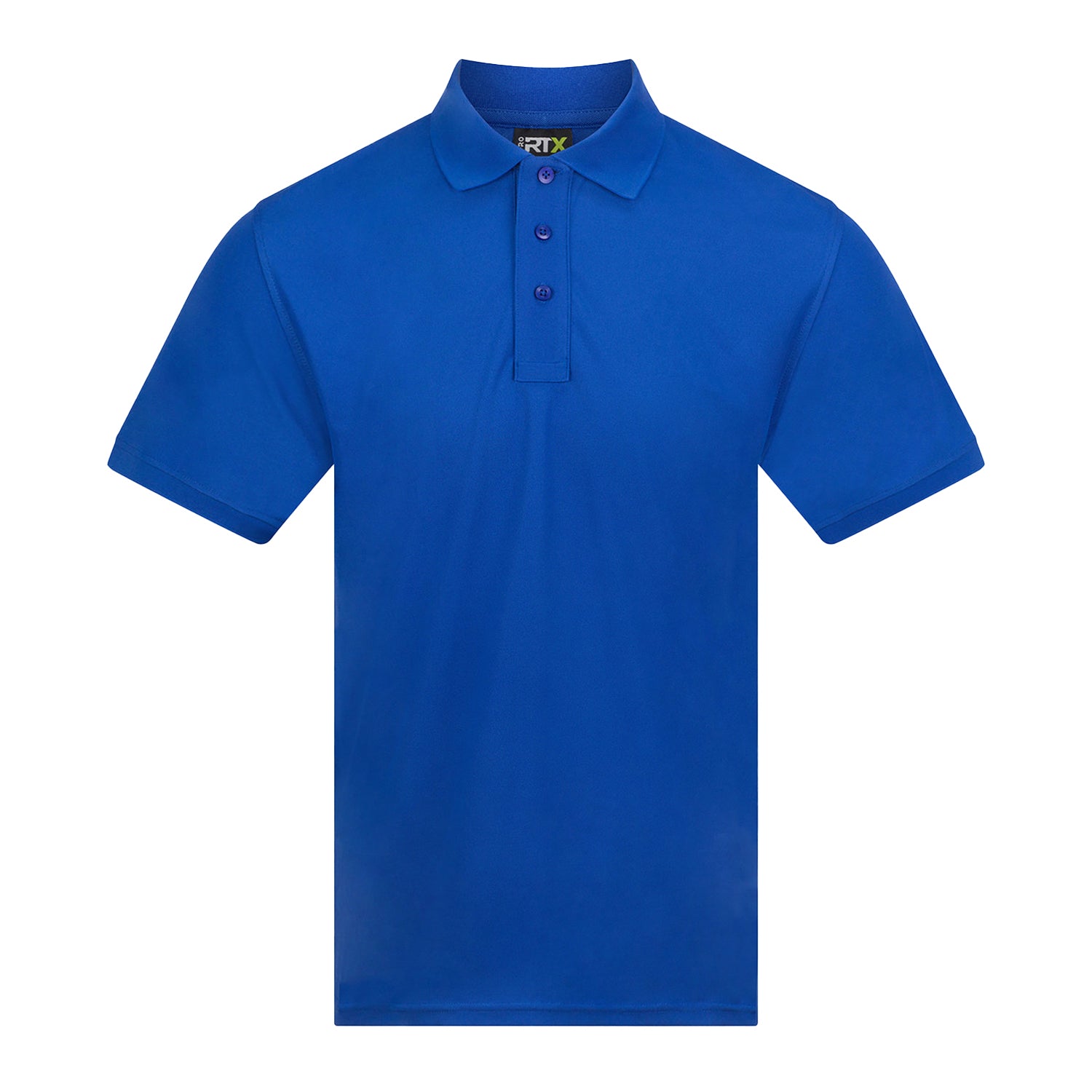 Royal Blue - Front - PRO RTX Mens Pro Moisture Wicking Polo Shirt
