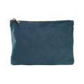 Blue Topaz - Front - Bagbase Velvet Cosmetic Case