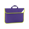 Purple - Front - Quadra High-Vis Book Bag