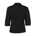 Black - Back - Kustom Kit Womens-Ladies Continental 3-4 Sleeve Blouse