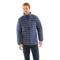 Navy - Side - Result Genuine Recycled Mens Recycled Padded Jacket