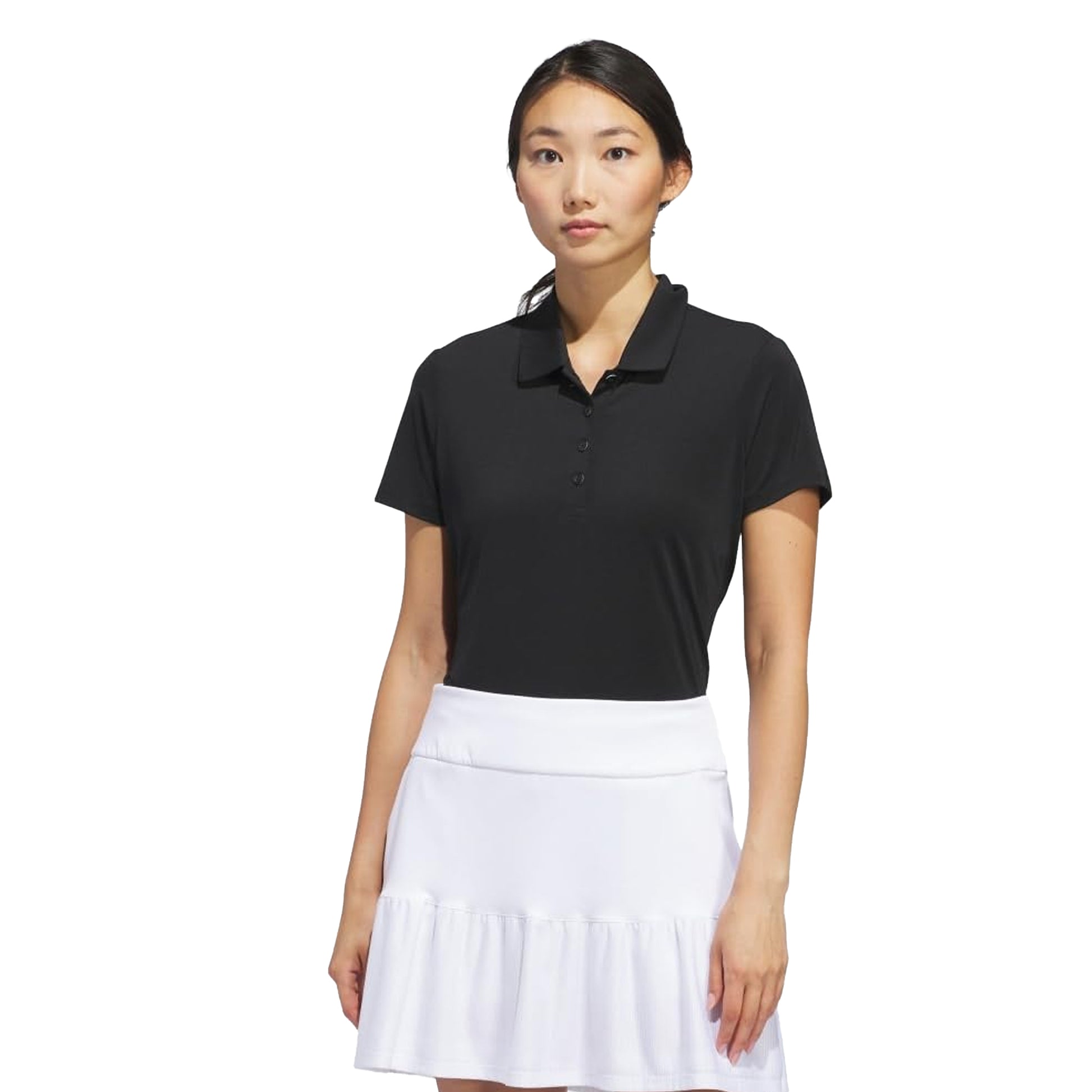 Black - Back - Adidas Womens-Ladies Performance Polo Shirt