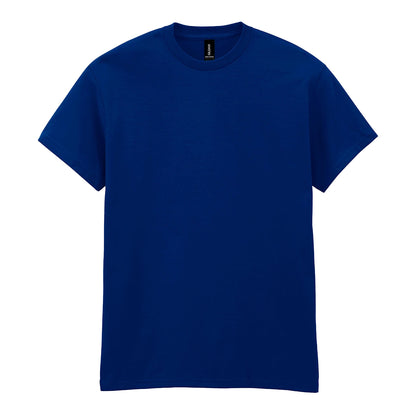 Fan Deep Royal - Front - Gildan Unisex Adult Heavy Cotton T-Shirt