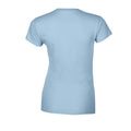 Light Blue - Back - Gildan Womens-Ladies Softstyle Ringspun Cotton T-Shirt