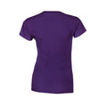 Purple - Back - Gildan Womens-Ladies Softstyle Ringspun Cotton T-Shirt