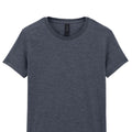 Dark Heather - Back - Gildan Womens-Ladies Softstyle Ringspun Cotton T-Shirt