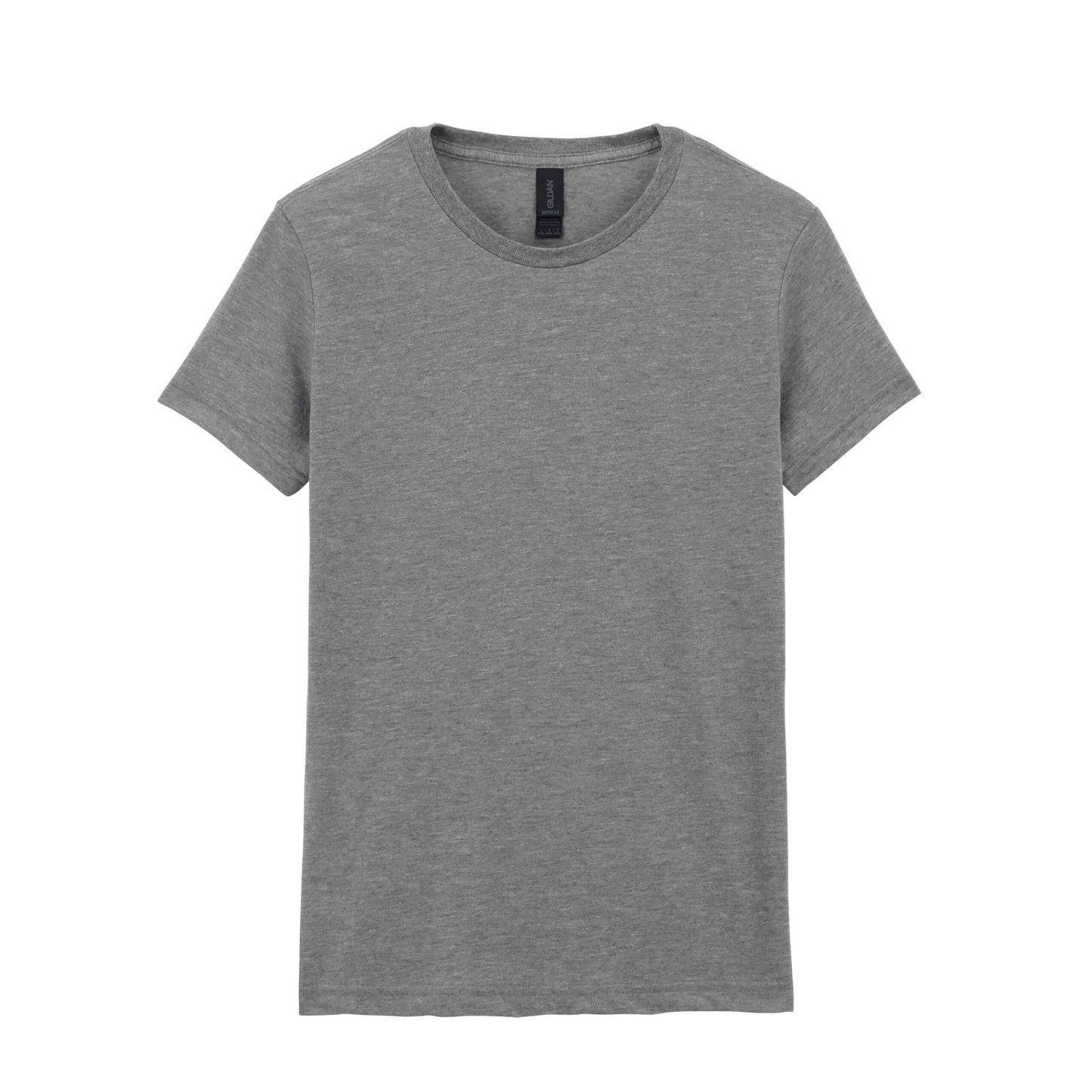 Sports Grey - Front - Gildan Womens-Ladies Softstyle Ringspun Cotton T-Shirt