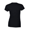 Black - Back - Gildan Womens-Ladies Softstyle Ringspun Cotton T-Shirt