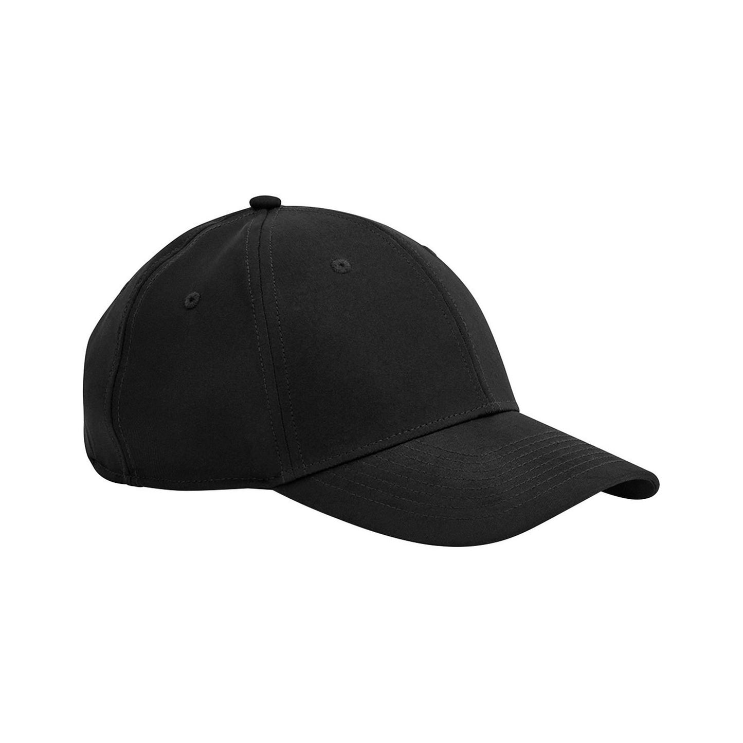 Black - Front - Beechfield Multi-Sports Performance Baseball Cap