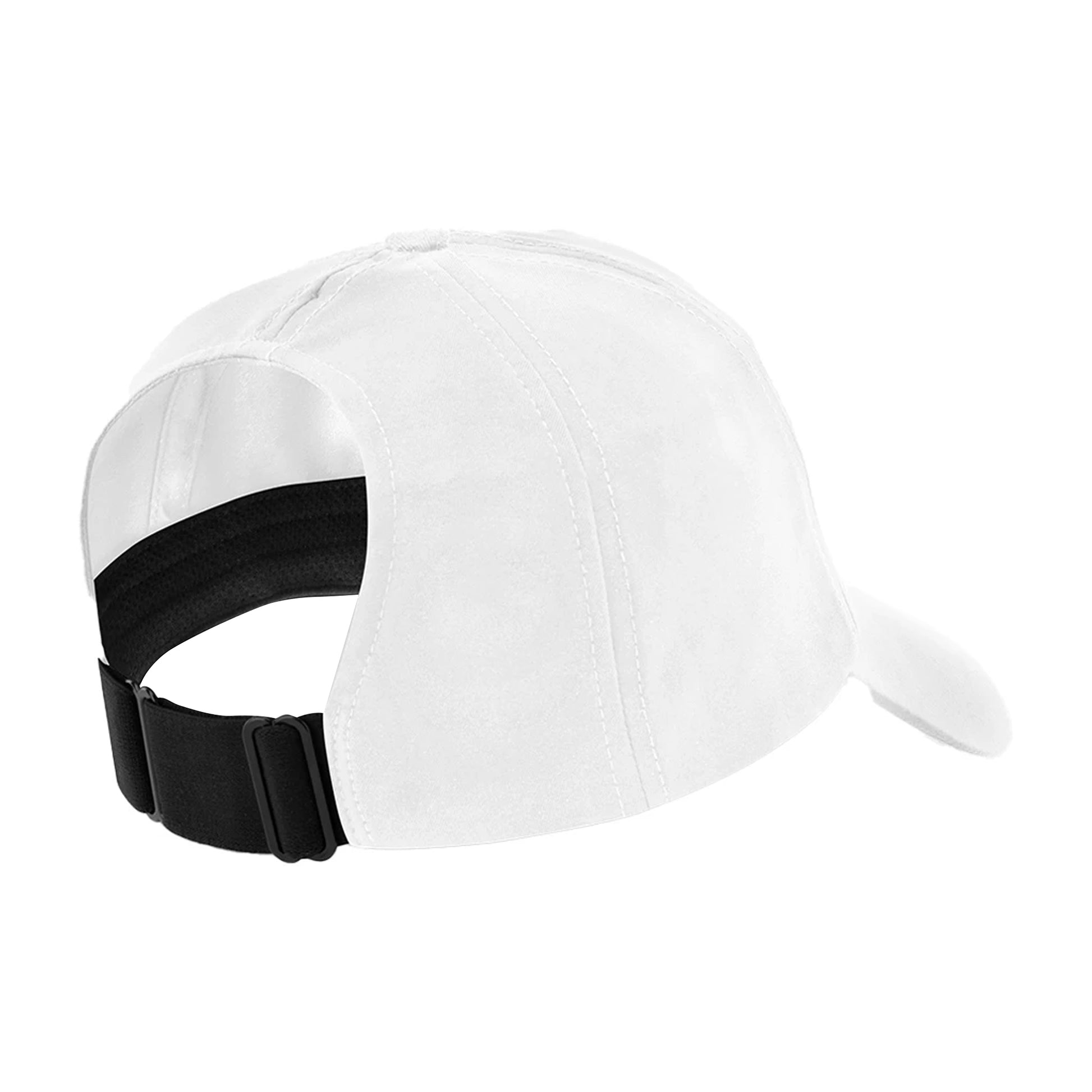 White - Back - Beechfield Womens-Ladies Performance Ponytail Cap