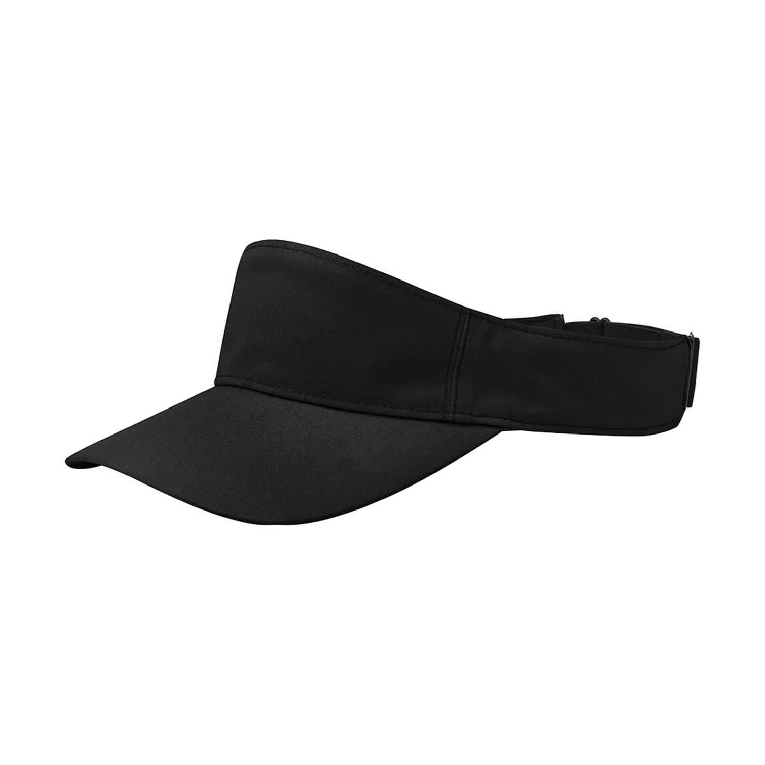 Black - Back - Beechfield Multi-Sports Performance Visor Cap