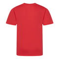 Fire Red - Back - AWDis Cool Childrens-Kids Smooth T-Shirt