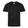 Jet Black - Front - AWDis Cool Childrens-Kids Smooth T-Shirt