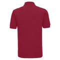 Classic Red - Back - Russell Mens Classic Cotton Pique Polo Shirt