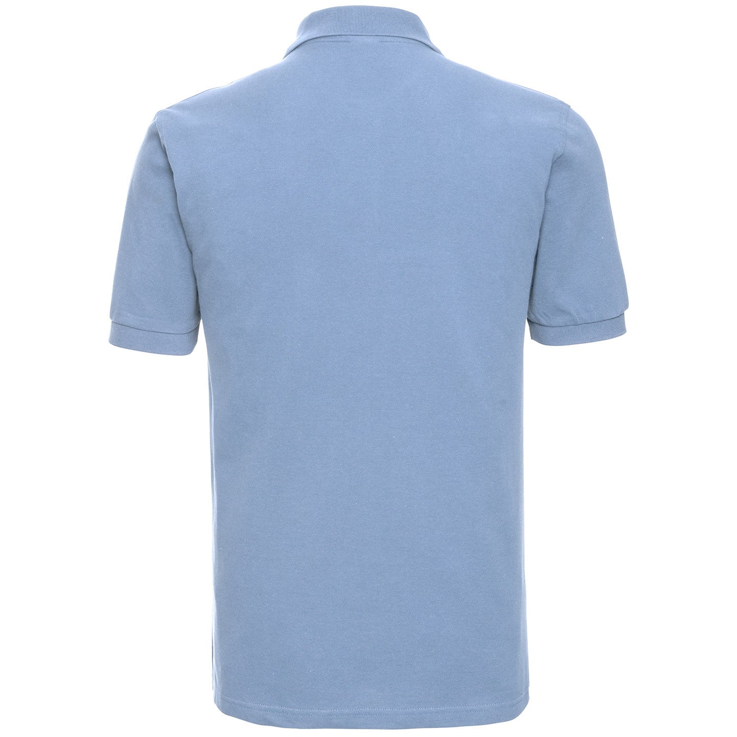 Sky - Back - Russell Mens Classic Cotton Pique Polo Shirt
