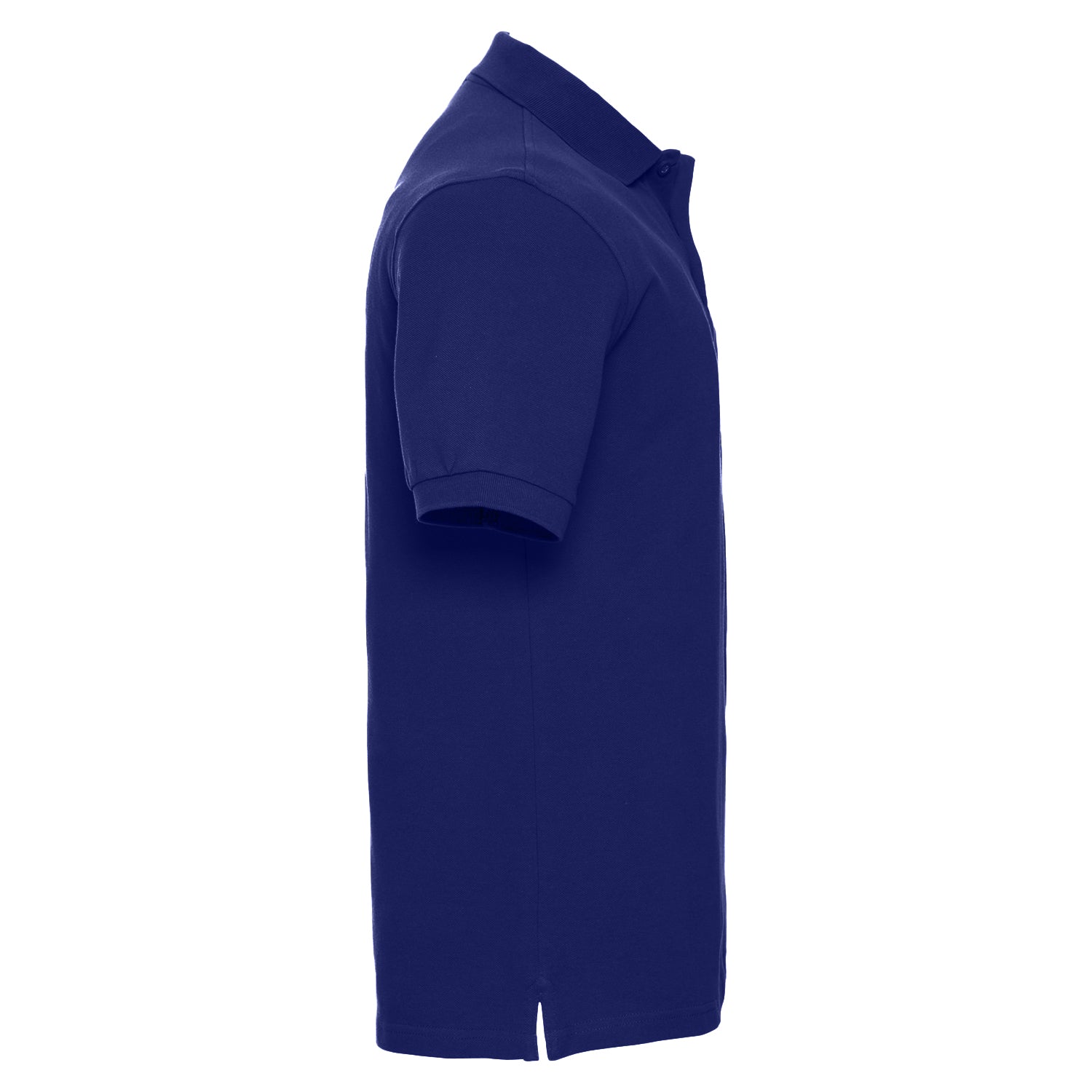 Bright Royal Blue - Side - Russell Mens Classic Cotton Pique Polo Shirt