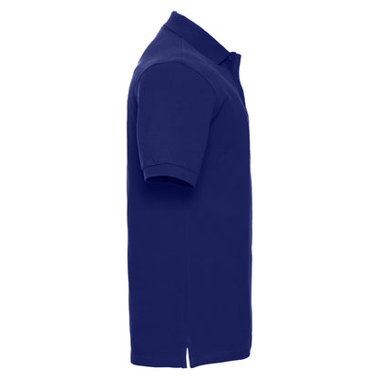 Bright Royal Blue - Side - Russell Mens Classic Cotton Pique Polo Shirt