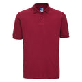 Classic Red - Front - Russell Mens Classic Cotton Pique Polo Shirt