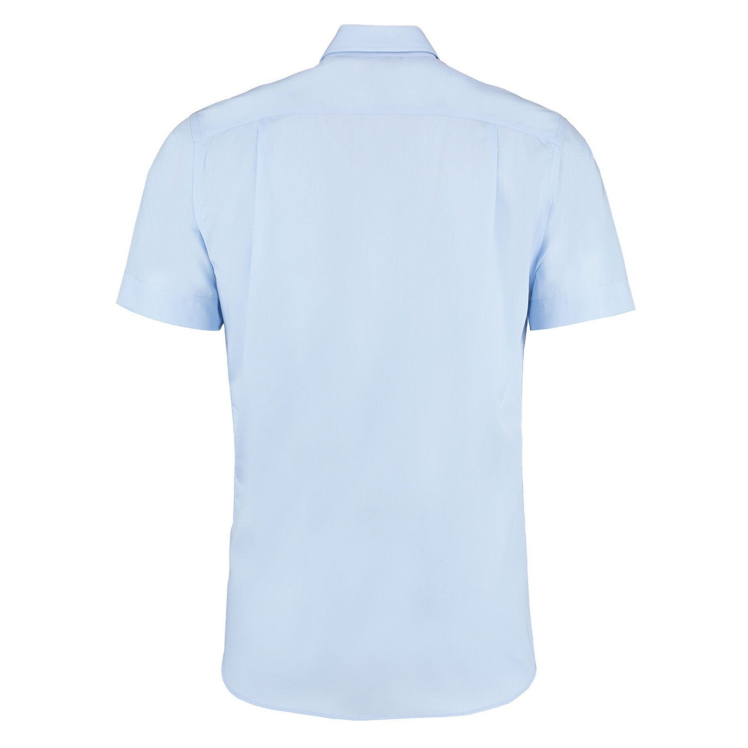 Light Blue - Back - Kustom Kit Mens Premium Corporate Non-Iron Short-Sleeved Shirt