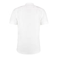 White - Back - Kustom Kit Mens Premium Corporate Non-Iron Short-Sleeved Shirt