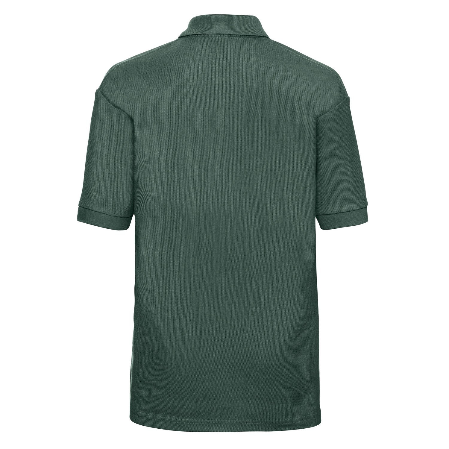 Bottle Green - Back - Russell Childrens-Kids Polo Shirt