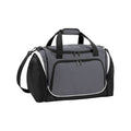 Graphite-Black-White - Front - Quadra Pro Team Locker Bag