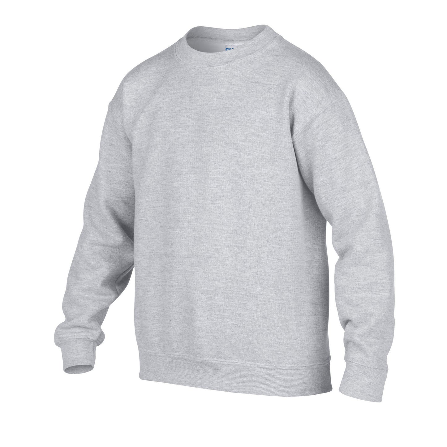 Sports Grey - Side - Gildan Childrens-Kids Heavy Blend Crew Neck Sweatshirt