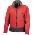 Red-Black - Front - Result Unisex Adult Activity Soft Shell Jacket