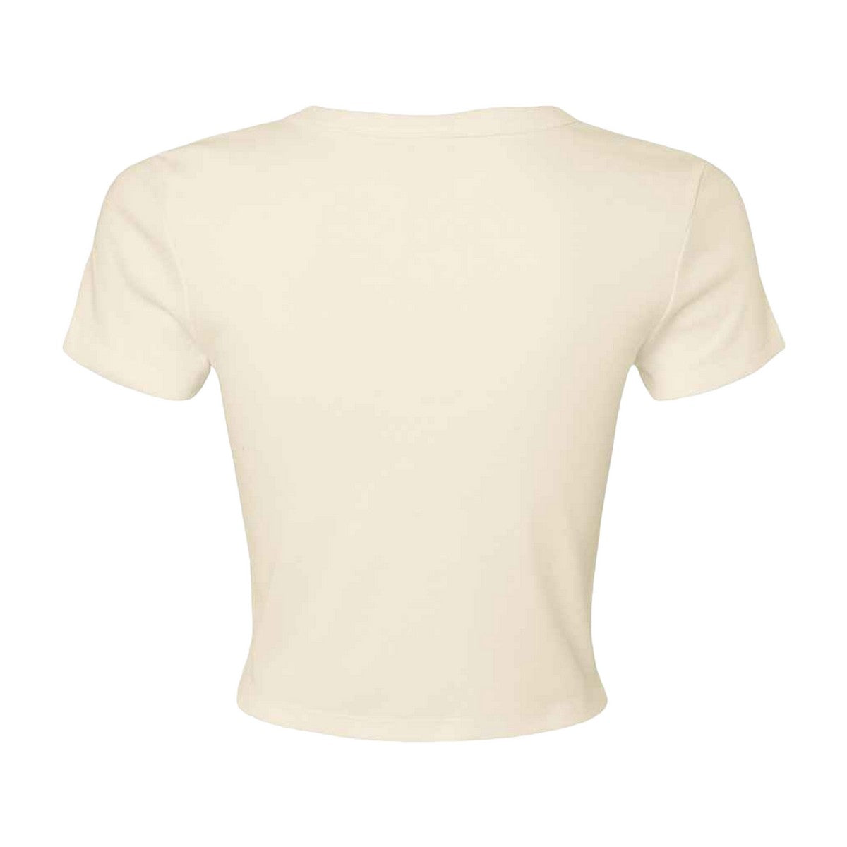 Solid Natural Blend - Back - Bella + Canvas Womens-Ladies Crop Top
