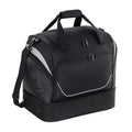 Black-Light Grey - Front - Quadra Pro Team Hardbase Holdall