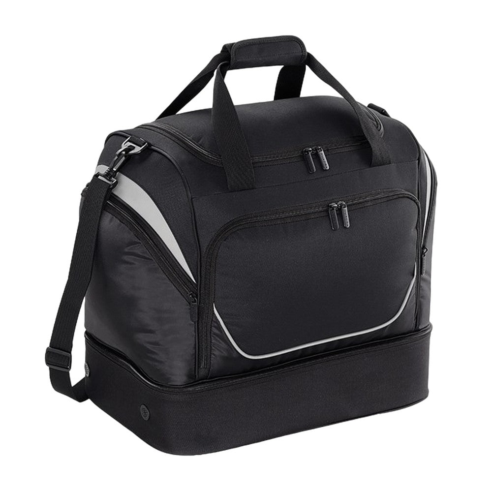 Black-Light Grey - Front - Quadra Pro Team Hardbase Holdall