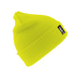 Fluorescent Yellow - Front - Result Winter Essentials Unisex Adult Thinsulate Heavyweight Hat