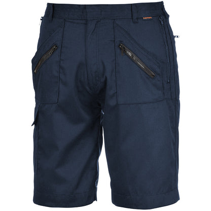 Dark Navy - Back - Portwest Mens Action Shorts (S889)