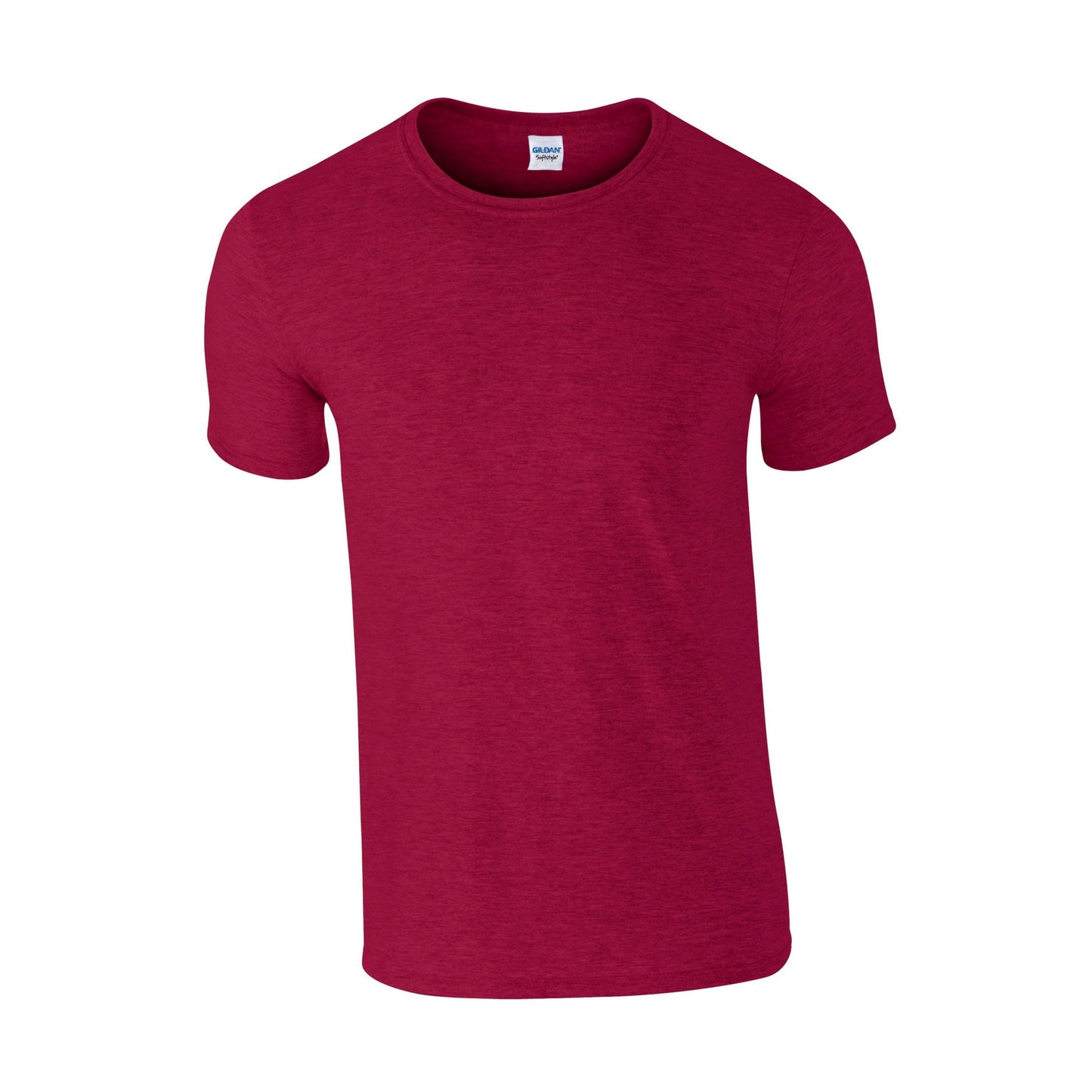 Antique Cherry Red - Front - Gildan Unisex Adult Softstyle T-Shirt