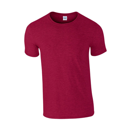 Antique Cherry Red - Front - Gildan Unisex Adult Softstyle T-Shirt