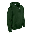 Forest - Side - Gildan Unisex Adult Heavy Blend Full Zip Full Zip Hoodie