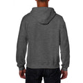 Dark Heather - Back - Gildan Unisex Adult Heavy Blend Full Zip Full Zip Hoodie