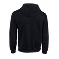 Black - Back - Gildan Unisex Adult Heavy Blend Full Zip Full Zip Hoodie