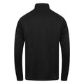 Black-White - Back - Finden & Hales Mens Contrast Panel Knitted Tracksuit Top