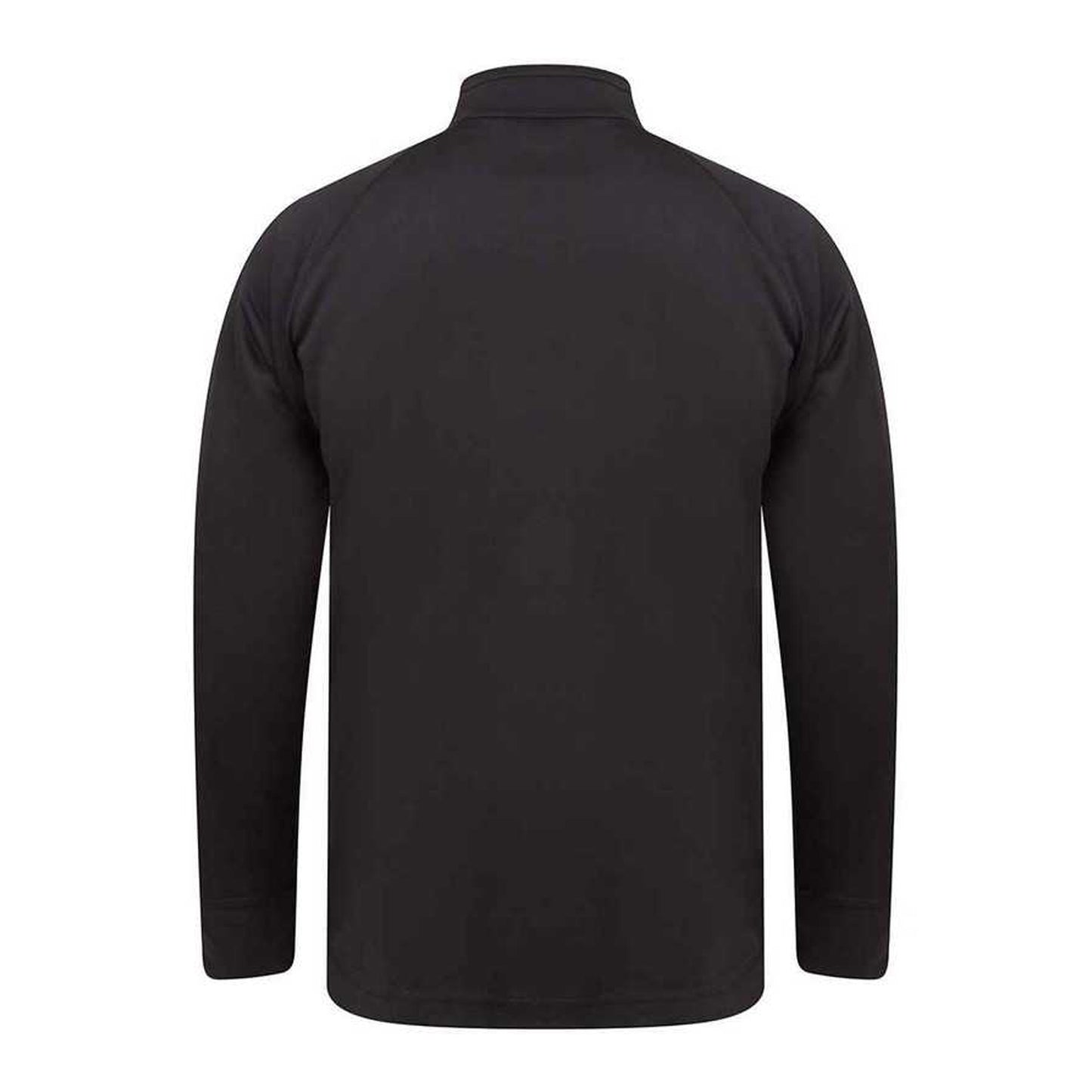 Navy-Royal Blue - Back - Finden & Hales Mens Contrast Panel Knitted Tracksuit Top