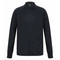 Navy - Front - Finden & Hales Mens Contrast Panel Knitted Tracksuit Top