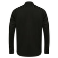 Black-Gunmetal Grey - Back - Finden & Hales Mens Contrast Panel Knitted Tracksuit Top